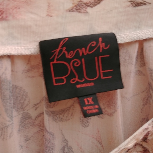 French Blue Blouse - Picture 5 of 8